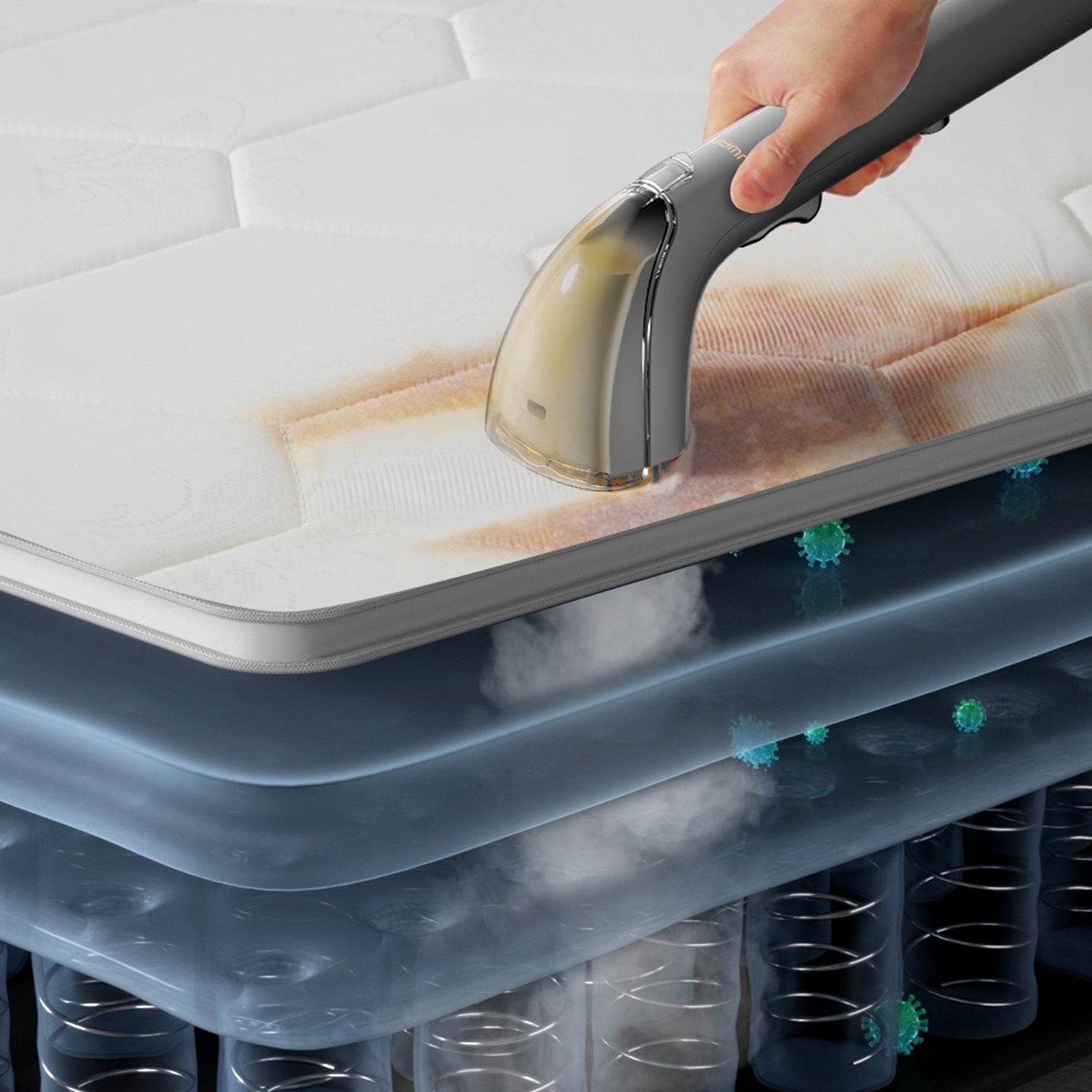 Uwant B200 combines high-pressure spray,steaming, washing, scrubbing, and vacuuming
