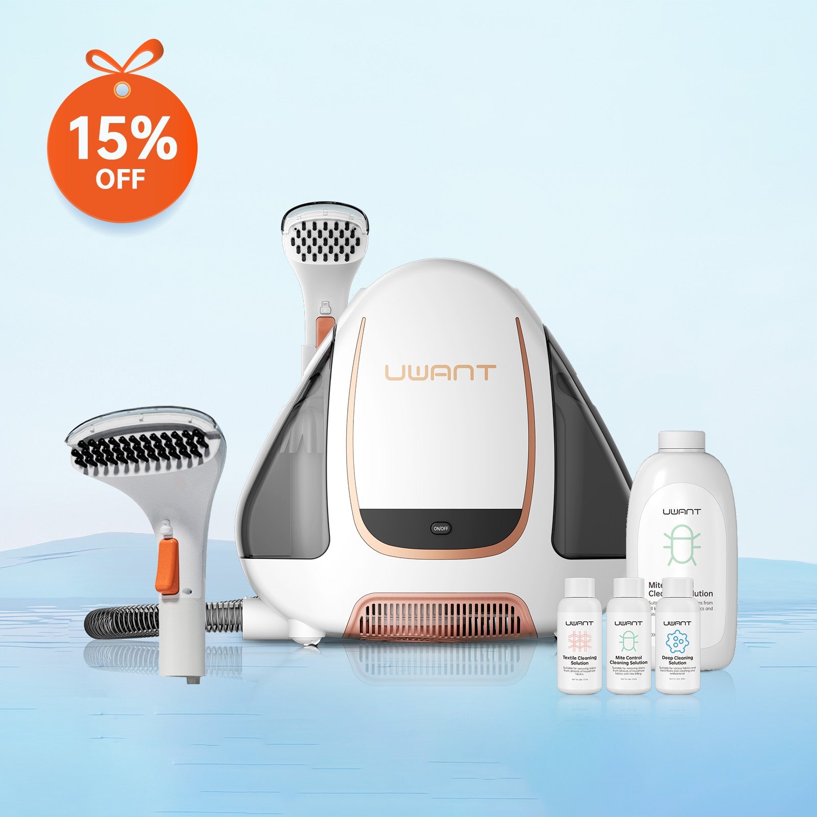 UWANT EuropeUWANT B100 15% OFF SET (With Cleaning Solution and Wide Brush)