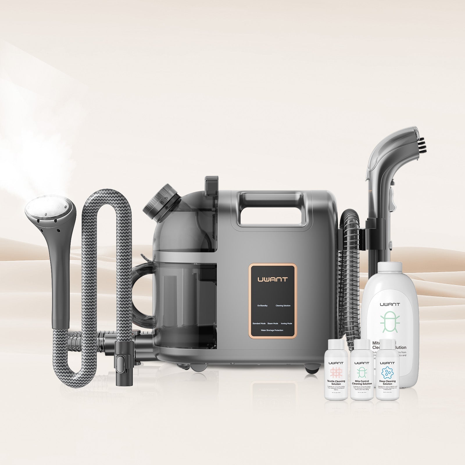 UWANT EuropeUWANT B200 Steam Cleaner SET (With Steam Brush and Cleaning Solution)